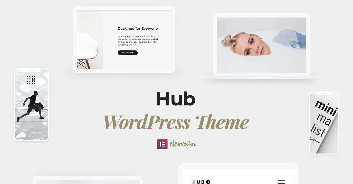Hub – багатоцільова тема WordPress для творчості та бізнесу